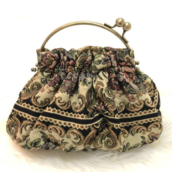 *Brand New* Floral Pattern Frame Bag - Picture 2 of 8